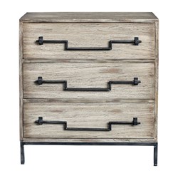 25811  Jory Aged Ivory Accent Chest ,25810